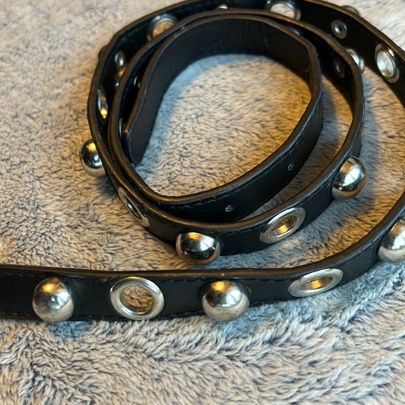 ARDENE💫Women’s Black Metal Detailed Belt - Picture 3 of 9